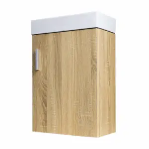 Levaya - Wall hung cabinet and mirror set.