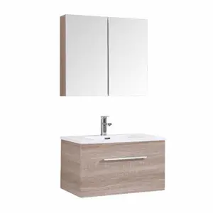 Grandé - Cabinet & DBL Door Mirror Cabinet Set